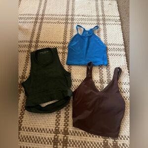 Outdoor Voices  Free People All In Motion Lot 3 Crop Tops Women  Sz XS